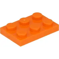 LEGO 2x3 Platten 3021 - 50 Stück Orange