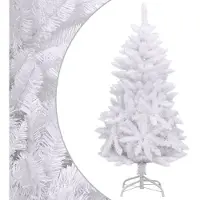 Prolenta Maison Exclusive - Künstlicher Weihnachtsbaum Klappbar mit Ständer Weiß 120 cm