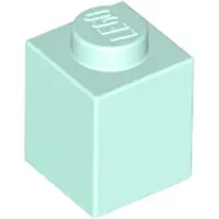LEGO 250 Stück 3005 Stein Brick 1x1 Part Basic Steine 250 Helles Aqua