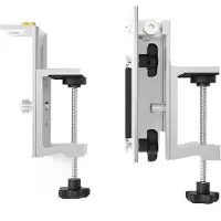 StarTech.com Rail-Lift-Klemmen - Werkbank Klemmen-Set - Höhenverstellbar - Einzigartiges Schiebezapfen-Design - Für verschiedene Tischhöhen und Schienen - Sichere Fixierung - Im Koffer