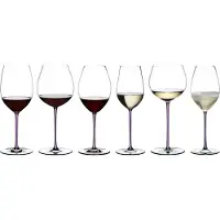 Riedel 4900/0V FATTO A MANO Cabernet / Merlot Weinglas - Stiel VIOLETT