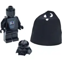 LEGO 1x Minifigur Star Wars Darth Vader Helm Kopf schwarz 9001765 973ps7 sw0386