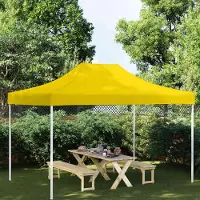Prolenta Maison Exclusive - Partyzelt-Dach 4x3 m Gelb 270 g/m²