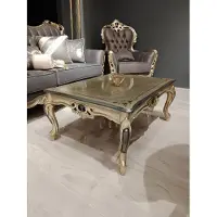 Xl Moebel Gmbh Klassischer Couchtisch Wohnzimmer Möbel edlem Couchtisch Gold Neu