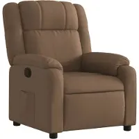 Syfax Relaxsessel Braun Stoff