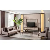 AEA 3+1 Sitzer, Couchtisch & TV-Board – komplettes Wohnzimmer Set