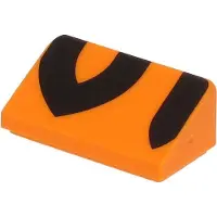 LEGO : 50x Schrägstein / Slope 1x2 30°, Orange