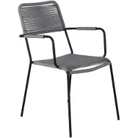 Ebuy24 Stuhl Lindos Grau 2er-Pack