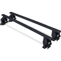 Menabo Tema | Dachträger Alfa Romeo - Giulietta ab 2010 - Stahl - Länge 112 cm - Tragkraft 50 kg - 2er-Pack