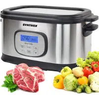 Syntrox Germany Syntrox Sous-vide-Garer Marsipu 6 Liter 520 W mit Digitalanzeige