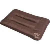 Syfax Hundebett Braun 100 x 70 x 8 cm wasserabweisend strapazierfähig handwaschbar