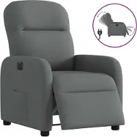 Syfax Relaxsessel Elektrisch Dunkelgrau Stoff