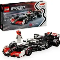 LEGO Speed Champions 77250 MoneyGram Haas Team VF-24 F1 Rennwagen, 10 Jahre Jubiläumsmodell, Zum Bauen und Ausstellen