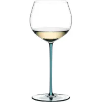 Riedel 4900/97T FATTO A MANO Oaked Chardonnay Weinglas - Stiel TÜRKIS