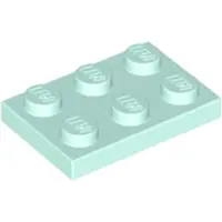 LEGO 2x3 Platten 3021 - 50 Stück Helles Aqua