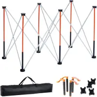StarTech.com Mobiler Klappbarer Montageständer 1266x665x733mm mit Aufbewahrungstasche - Tragbarer Werkbankständer