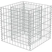 vidaXL "2026 Aktion" Gabionen-Hochbeet Verzinkter Stahl 50×50×50 cm - DEMöbel3673238