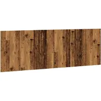 Syfax Kopfteil Wandmontage Altholz-Optik 240x1,5x80 cm Holzwerkstoff