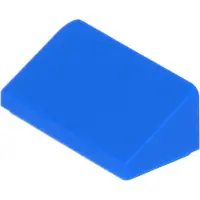 LEGO : 50x Schrägstein / Slope 1x2 30°, Blau