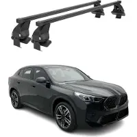 Menabo Dachträger Grundtäger für BMW iX2 U10 2024-2025 75kg Schwarz Stahl 2x