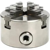 StarTech.com Drehfutter 4-Backen - Selbstzentrierend für CNC-Drehbank - Spannbereich 30–90 mm - Gusseisen/Stahl - Hohe Präzision - Silber