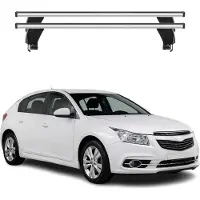 Menabo Dachträger für Chevrolet Cruze 2009-2016 Schrägheck 50kg Alu Silber 2x