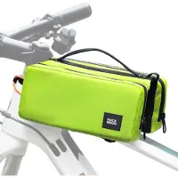 RockBros 2*1L Rahmentasche Rahmen Aufbewahrungstasche mit Schultergurt Umhängetasche fluoreszierendes Gelb