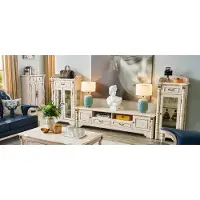 Xl Moebel Gmbh 3tlg. Wohnwand TV Lowboard Elegante Vitrine Wohnzimmer Design Klassisch