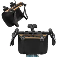 RockBros Qunature Fahrrad Lenkertasche Versatile Handlebar Mounting Harness Bikepacking Fahrradtaschen, Khaki