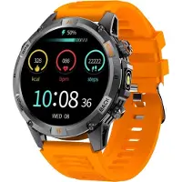 INF Multifunktionale Smartwatch mit Gesundheitsüberwachung und GloryFit App Orange
