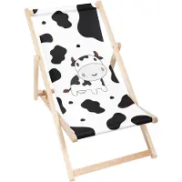 Dreamroots Liegestuhl klappbar Holz, Buchenholz bis zu 130 kg, Sonnenliege klappbar mit 3-stufiger Neigungsregulierung der Rückenlehne, Bobby Moo
