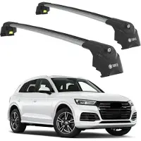 TURTLE DACHTRÄGER AIR-2 , Silber AUDI Q5 FY 2018 - 2024 (SUV)