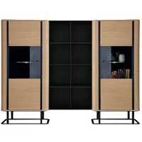 Xl Moebel Gmbh Wohnwand Designer Möbel Set 3 tlg s Einrichtung 2x Vitrine