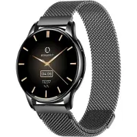 Maxcom Smartwatch Ecowatch 3, 280mAh, 1,32 Zoll 466x466, Wasserdicht IP67 Schwarz