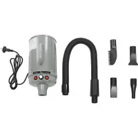 StarTech.com Haartrockner für Haustiere / Hundeföhn - 2200 W - Geräuscharm - Verstellbare Gebläsegeschwindigkeit - 2 Temperaturstufen 30°C/55°C - Grau