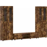 Syfax TV-Schrankset FLORIN 3 pcs Geräucherte Eiche Holzwerkstoff