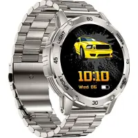 INF Multifunktionale Smartwatch mit Herzfrequenz- und Blutsauerstoffmessung Silber