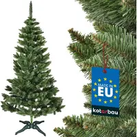 KOTARBAU Künstlicher Weihnachtsbaum 220 cm Tannenbaum Künstlich mit Plastik Ständer Christbaum Christmas Tree