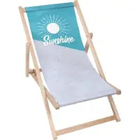 Dreamroots Liegestuhl klappbar Holz, Buchenholz bis zu 130 kg, Sonnenliege klappbar mit 3-stufiger Neigungsregulierung der Rückenlehne, Sunshine