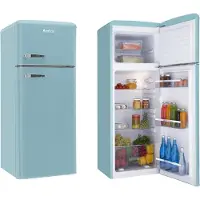 Amica Kühl-/Gefrierkombination KGC 15632 T, 208 l, ST, 40 dB, 2,5 kg/24h, , Farbe Hellblau
