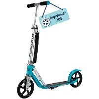 Hudora BigWheel 205 exkl. Scooter, ocean - Klappbar & Höhenverstellbar - Tretroller mit Tragegurt für Kinder, Jugendliche & Erwachsene - bis zu 100kg