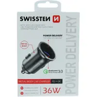 Swissten Handy-Ladegerät fürs Auto Auto Ladegerät 20111740