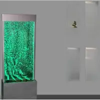 AEA Trennwand Designer Edelstahl Wassersäulen Säulen Wände Led Wand Wandpaneel Neu