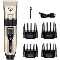 Aibecy Tierpflege Haarschneider Haarschneider Geräuscharm Hund Katze Kaninchen Haarschneider Baby Haarschneider USB Wiederaufladbare Rasierer Elektrisches Haustier Professionelle Pflege-Werkzeugmaschine