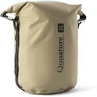 RockBros Qunature 100% Wasserdichte 3L Fahrradtasche Gepäckträgertasche Bikepacking Kompressionssack, Khaki