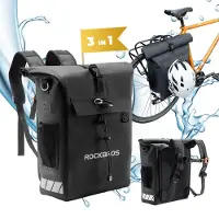 RockBros 2 in 1 Wasserdicht Rucksack Gepäcktasche Fahrradtasche bis 18L