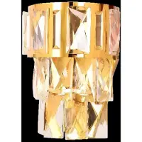 AEA Wandlampe Wandleuchte Wandleuchten Lüster Wand Lampen Kristall Gold