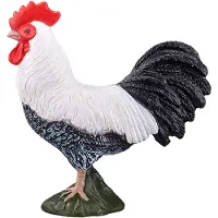 Small Foot Mojo Fun Cockerel, 3 Jahr(e), FARMLAND, Schwarz, Weiß, Rot, Polyvinylchlorid (PVC)