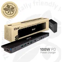 Club 3D Csv-1564w100 15 In 1 100w Dockingstation