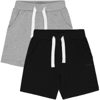 Minymo MIBoys 2er-Pack Jungen Shorts Sweat-Shorts kurze Hose Baumwollmischung Regular Fit
